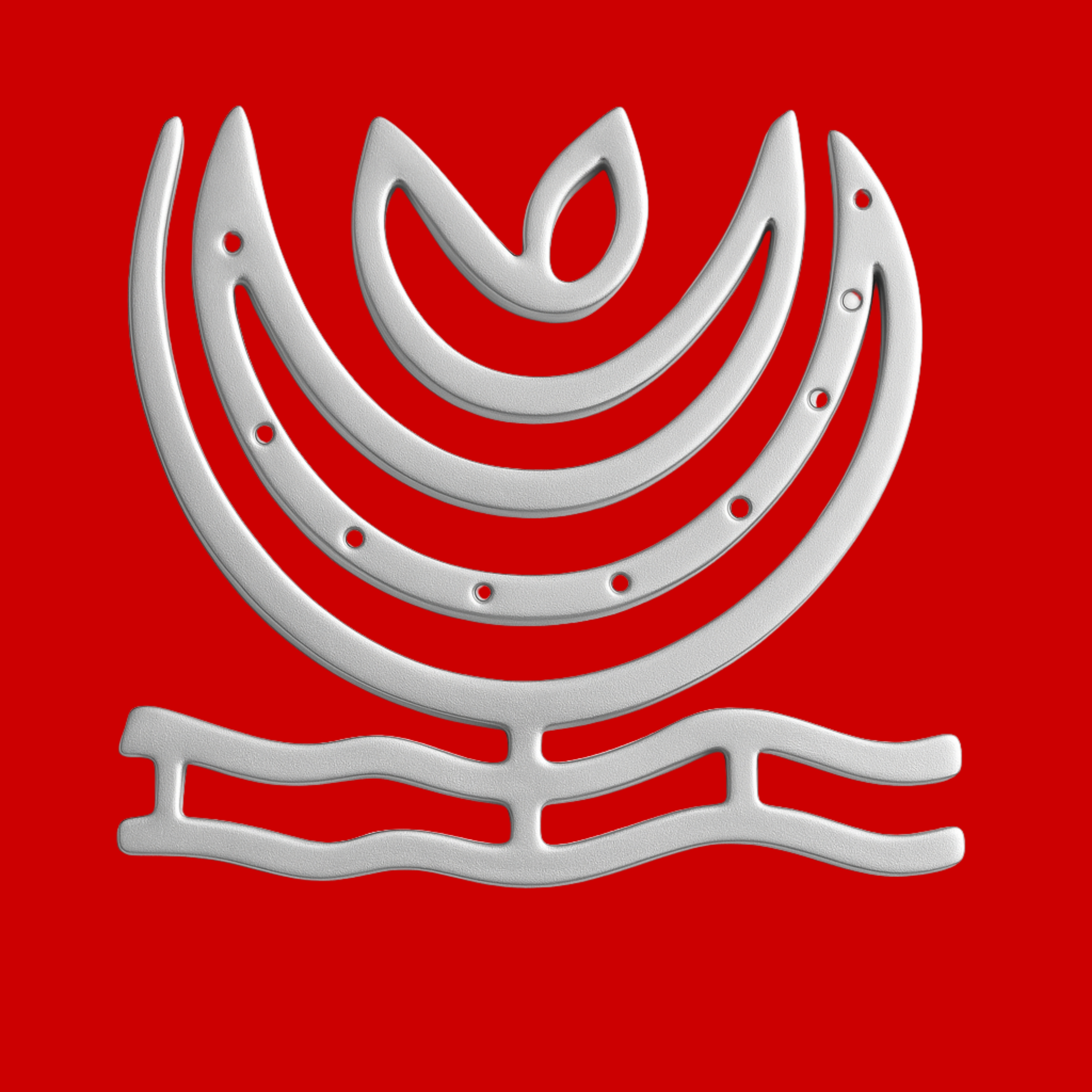 Zinc Moon Helix 3inch